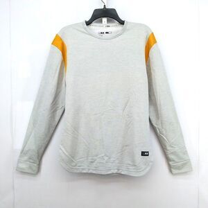 MSX by Michael Strahan Shirt Mens Size S Light Gray Long Sleeve Pullover Top